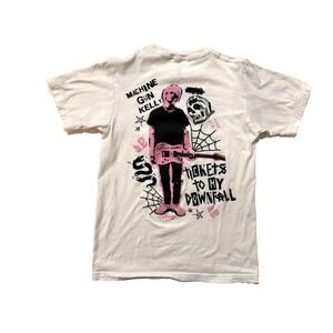 Machine Gun Kelly TShirt Mens SMl White Tickets To My Downfall Grunge Streetwear